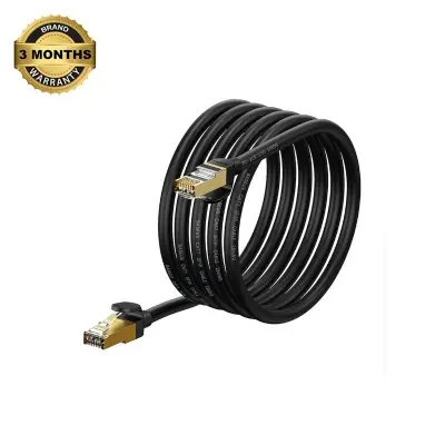 Picture of Baseus Cat-7 WKJS010401, 3 Meter, Black Network Cable #WKJS010401