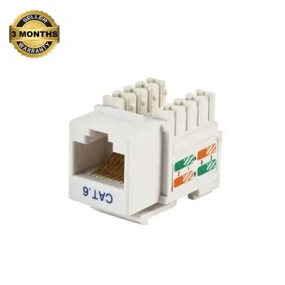 Picture of D-Link Cat-6 UTP RJ45 Modules with Faceplate (2 Port)