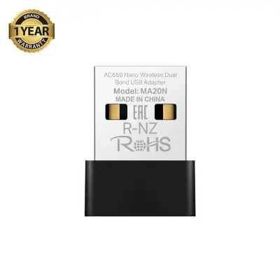 Picture of MERCUSYS MA20N AC650 Mbps Dual-Band Wi-Fi Nano USB Adapter