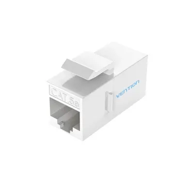 Picture of Vention VDD-B11-W Cat 5E UTP White Keystone Jack Coupler #VDD-B11-W (10 Pcs)