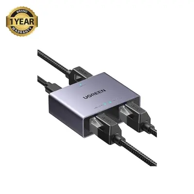 Picture of UGREEN NW301 (45311) RJ45 Female To Female Gigabit Ethernet Splitter (1 In 2 Out) #45311