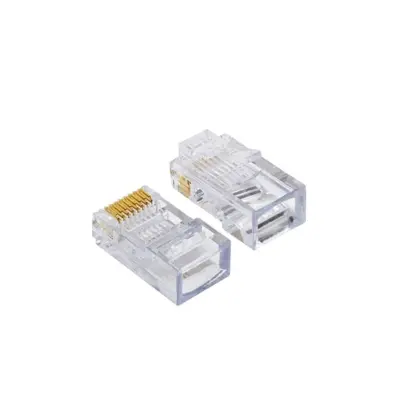 Picture of D-Link Cat-5 Transparent RJ45 Connector (100 units) #NPG-5E1TRA031-100