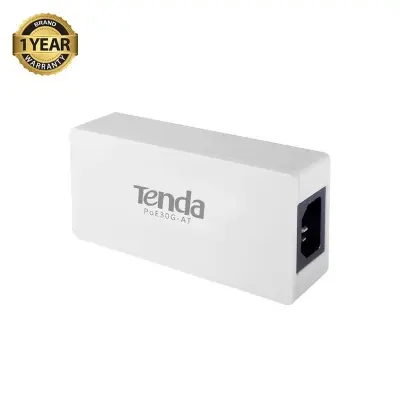 Picture of Tenda PoE30G-AT (1PoE. 1LAN) GIGABIT PoE INJECTOR ( Upto 30W)