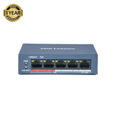 Picture of Hikvision DS-3E0105P-E/M 5 Port Unmanaged PoE Switch