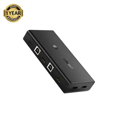 Picture of UGREEN CM200 (50744) KVM Black Network Switch