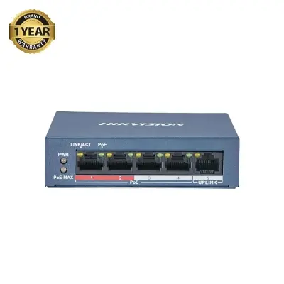 Picture of Hikvision DS-3E0105P-E/M(B) 5 Port Unmanaged PoE Switch