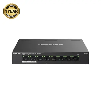 Picture of MERCUSYS MS108GP 8-Port Desktop Switch