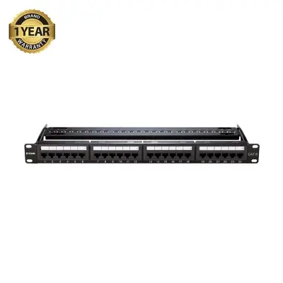 Picture of D-Link NPP-C61BLK241 24 Port Black Fully Loaded Patch Panel