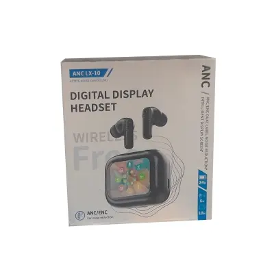 Picture of LX10 ANC Noise Reduction Screen Touch M6 Wireless Earbuds(White)