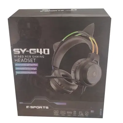 Picture of Sy-G40 Wired RGB Gaming Headset Chinese Version(Black)