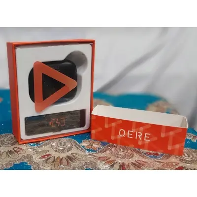 Picture of QERE E50 TWS digital display in-ear wireless Bluetooth headset(Black)