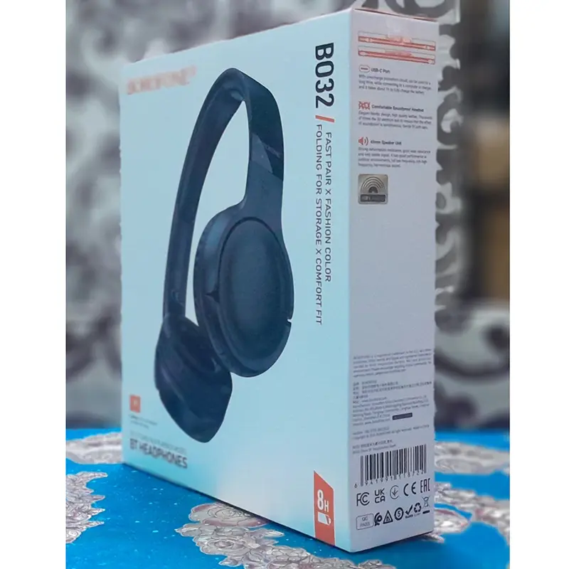 Picture of BOROFONE BO32 Show Head-mounted Bluetooth 5.4 Wireless Headphones Chinese Version(Black)