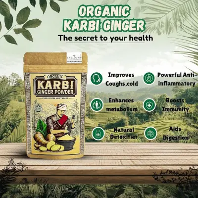 Picture of Organic karbi ginger powder -100gm