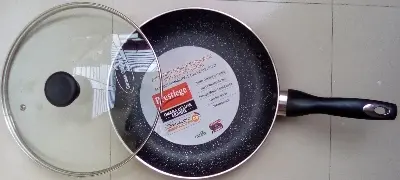 Picture of Prestiege INDUCTION Fry pan 24 cm with glass lid(Grey)