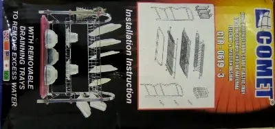 Picture of Comet 3 Layer Wall Hanging Dish Rack(Multicolor)