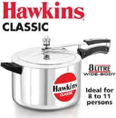 Picture of Hawkins Classic Pressure Cooker 8L(Silver)