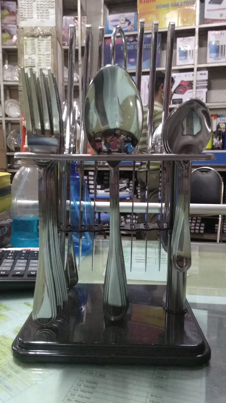 Picture of 24 Pieces Stainless Steel Cutlery set(Steel)