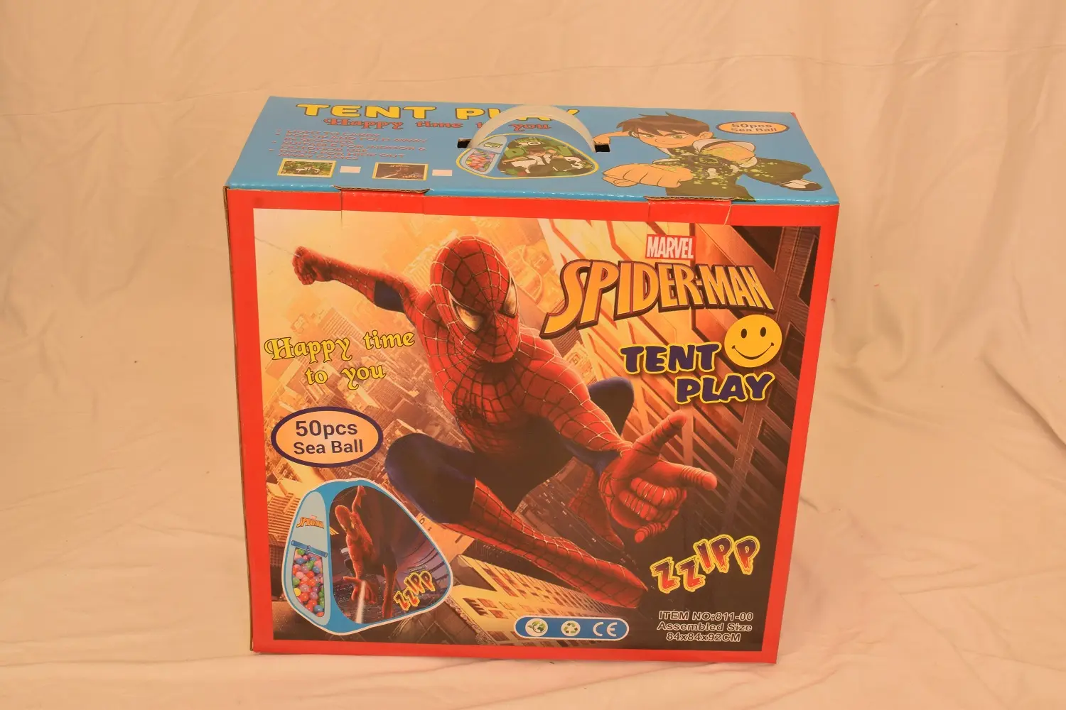 Picture of Spiderman Tent House 50 Balls (Multicolour)(Multicolor)