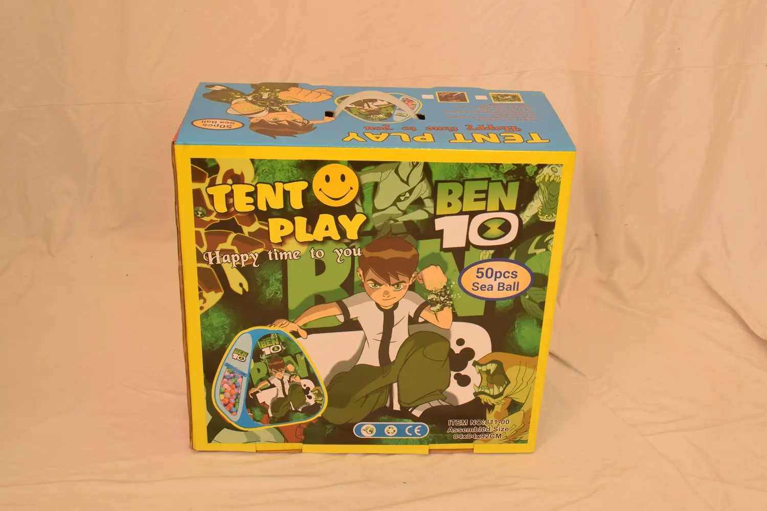 Picture of Ben10 Tent House 50 Balls (Multicolour)(Multicolor)