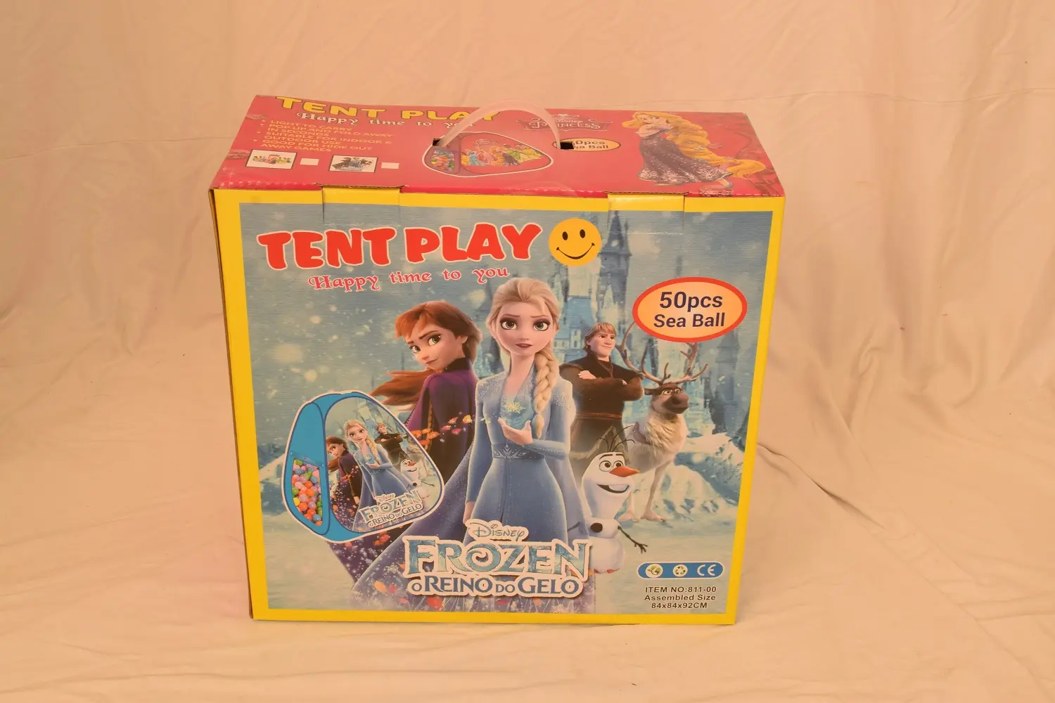 Picture of Frozen Tent House 50 Balls (Multicolour)(Multicolor)