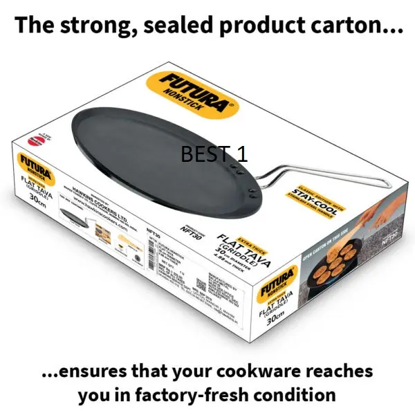 Picture of Futura Nonstick Flat Tava 30 cm, 4.88 mm(Black)