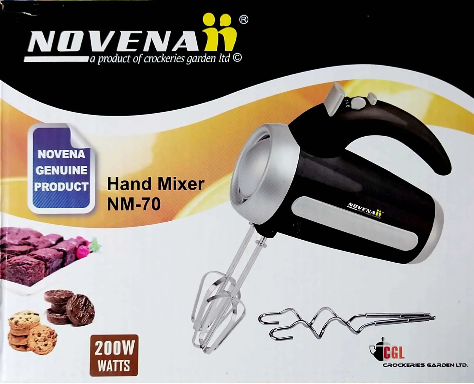 Picture of NOVENA 2 IN1 Egg Beater and Mixing NM70(Multicolor)