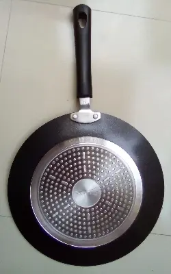 Picture of Prestiege Granite Coated Ruti Tawa 26 CM (INDUCTION)(Grey)