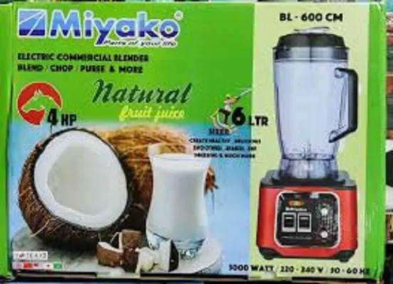 Picture of Miyako electric commercial blender 6LTR BL 600CM 3000WATT