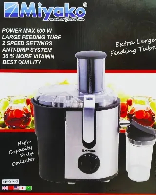 Picture of Miyako MFJ-518 Fresh Juicer and Mixer WATT-600- Black Color(Multicolor518)