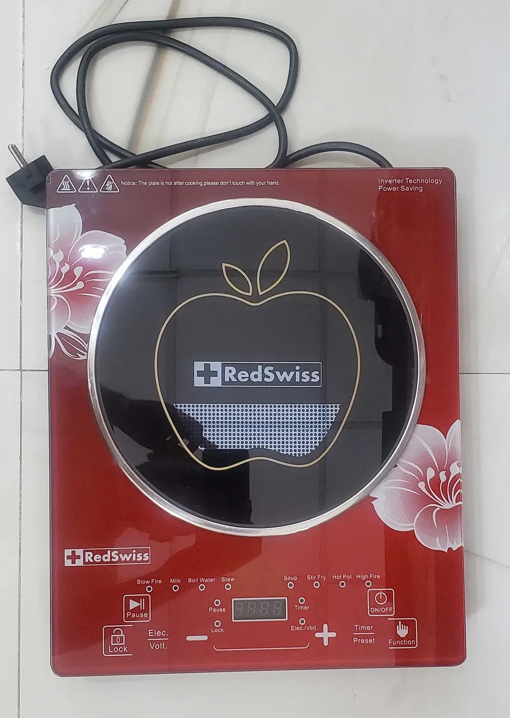 Picture of RedSwiss Induction Cooker 2200 Watt RSIN-003 (Inverter technology power saving)