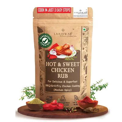 Picture of hot & sweet chicken rub -130gm