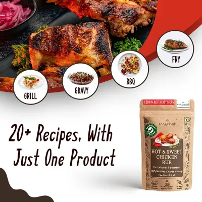 Picture of hot & sweet chicken rub -130gm