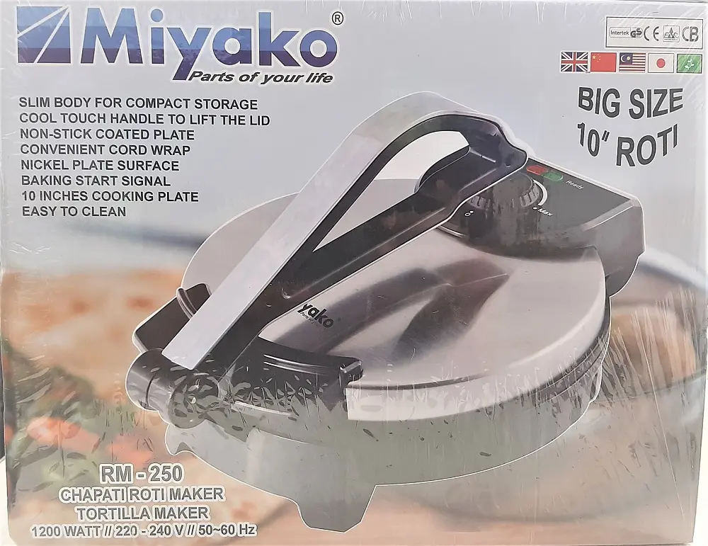 Picture of Miyako Electric Roti Maker RM-250 Big Size 10 inch(Multicolor)