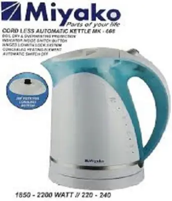 Picture of Miyako 2 Liters Electric Kettle Mk-608(Multicolor)