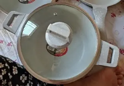 Picture of Kiam Die-casting 24cm Karai With Glass Lid (Induction)(DIECAST24)