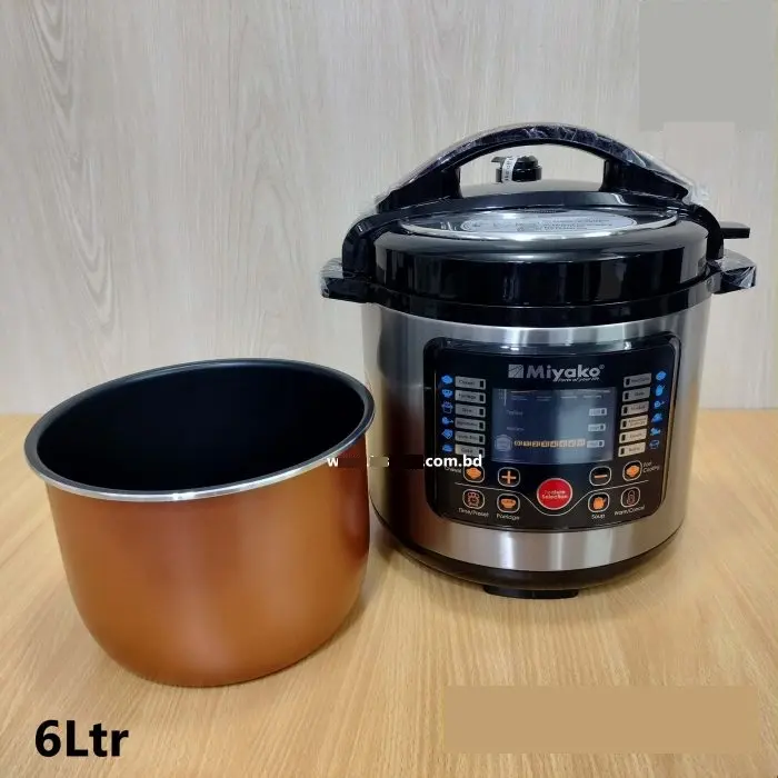 Picture of 6 Liter Miyako Electric Pressure Cooker Cooker EPC-07 DOUBLE POT(Multicolor)