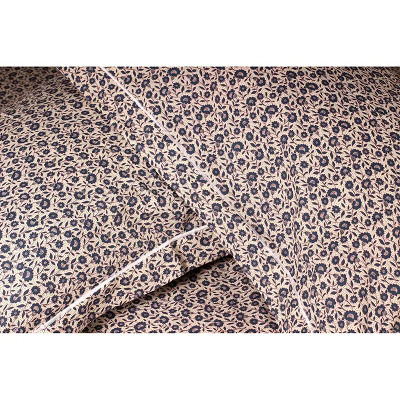 Picture of 100% Premium Cotton Bedsheet.  Set Includes 1 Bedsheet and 2 Pillow Covers