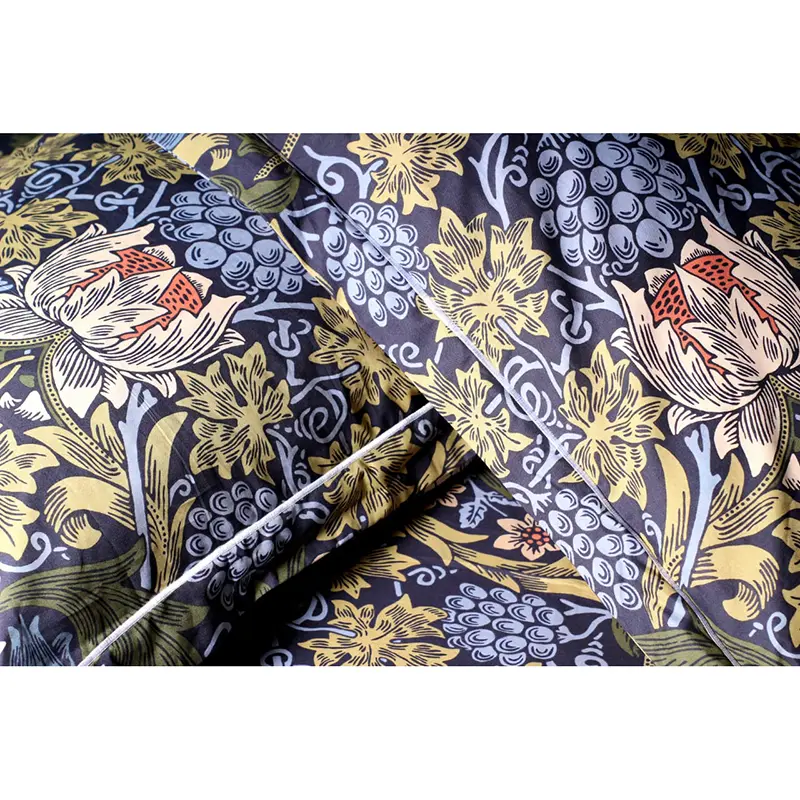 Picture of 100% Premium Cotton Bedsheet.  Set Includes 1 Bedsheet and 2 Pillow Covers