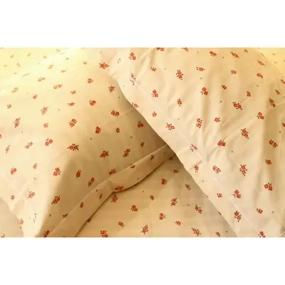 Picture of 100% Premium Cotton Bedsheet.  Set Includes 1 Bedsheet and 2 Pillow Covers