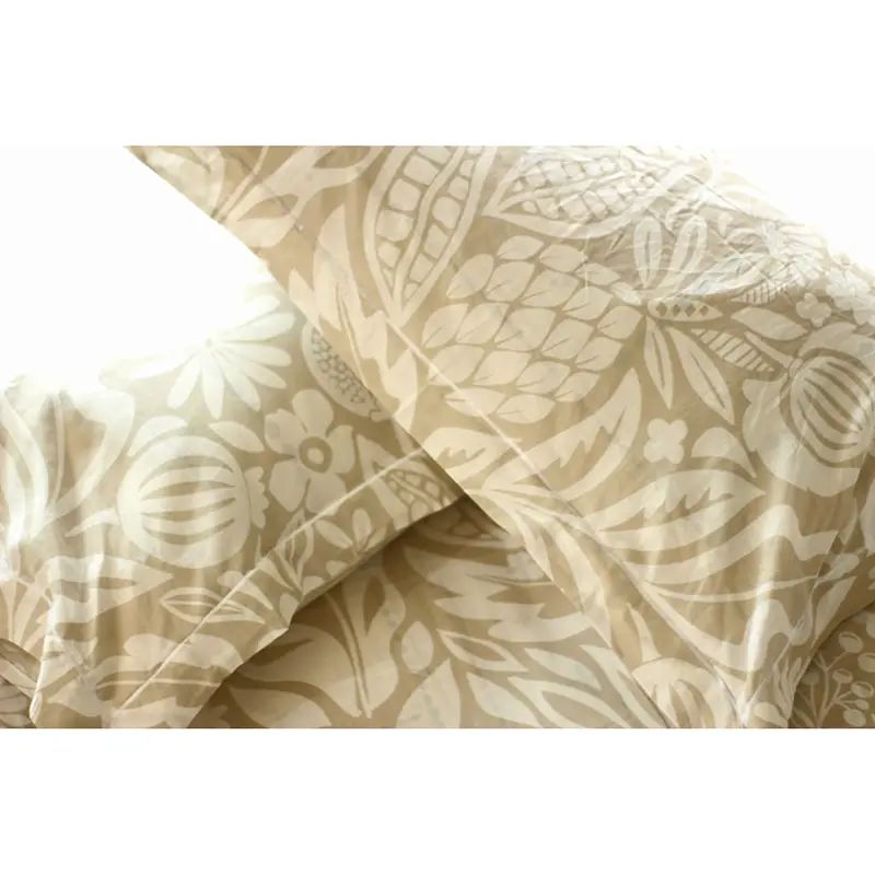 Picture of 100% Premium Cotton Bedsheet.  Set Includes 1 Bedsheet and 2 Pillow Covers