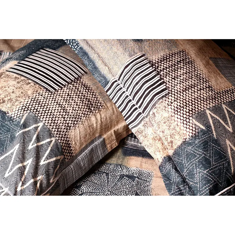 Picture of 100% Premium Cotton Bedsheet.  Set Includes 1 Bedsheet and 2 Pillow Covers