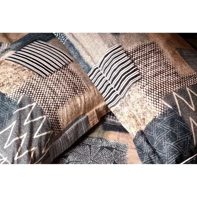 Picture of 100% Premium Cotton Bedsheet.  Set Includes 1 Bedsheet and 2 Pillow Covers