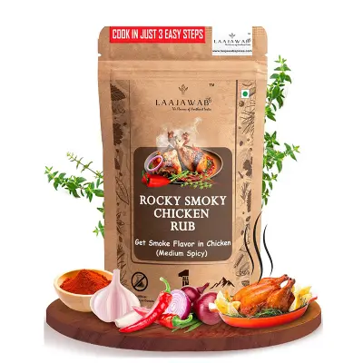 Picture of rocky smoky chicken rub -130gm