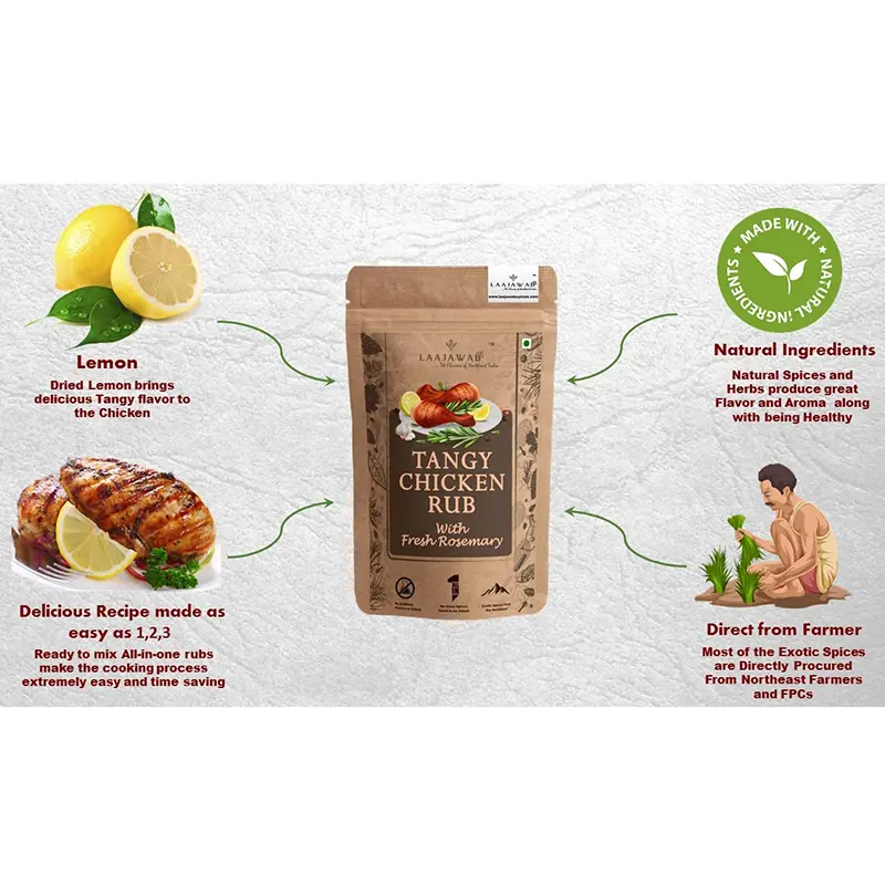 Picture of tangy chicken rub -130gm
