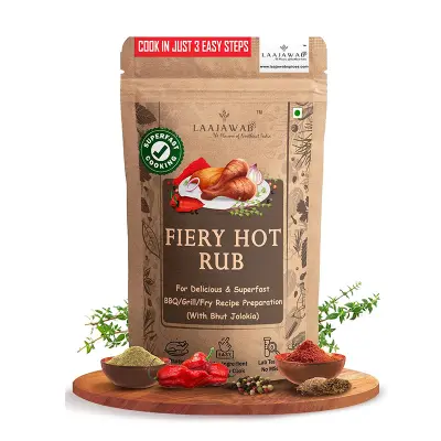 Picture of Fiery hot rub -50gm