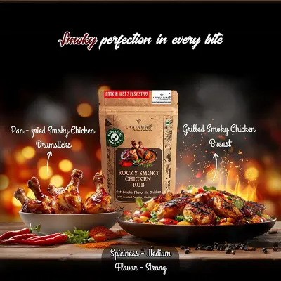 Picture of rocky smoky chicken rub -50gm