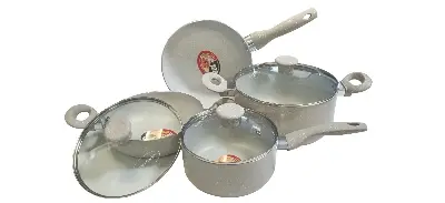 Picture of MGC 7 Pcs Die-Casting Aluminum Cookware Set (INDUCTION)(Multicolor)