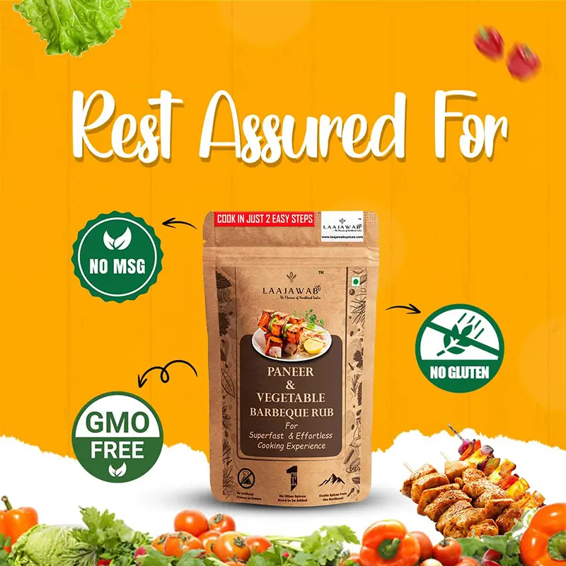 Picture of paneer & vegetable barbeque rub -50gm