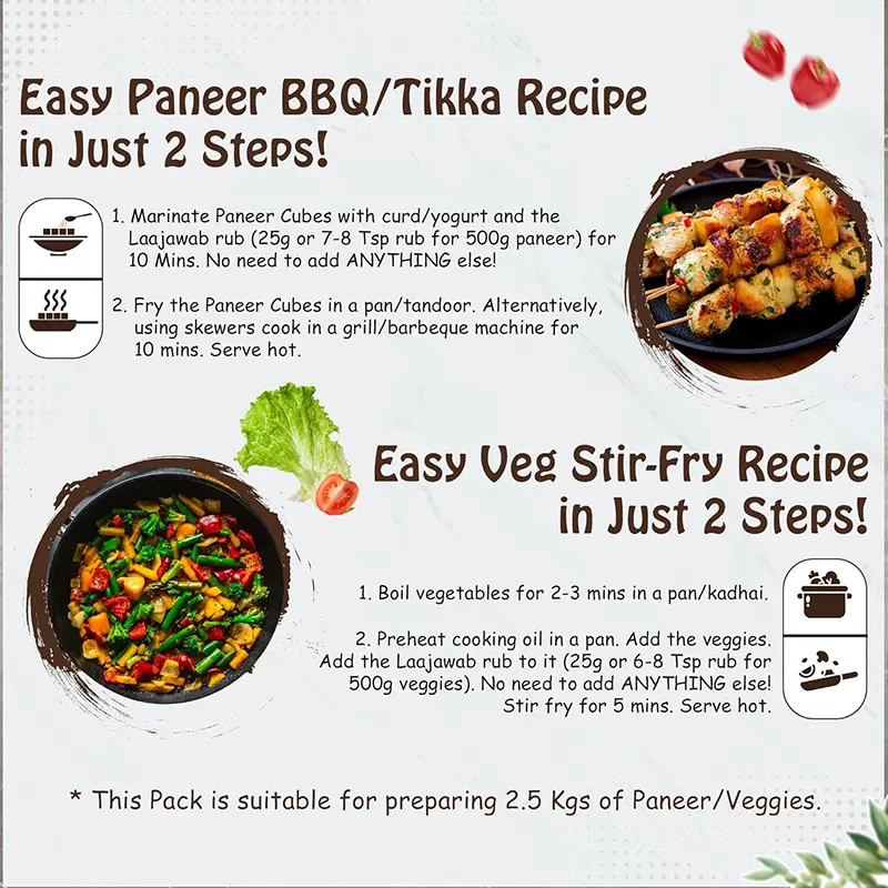 Picture of paneer & vegetable barbeque rub -50gm