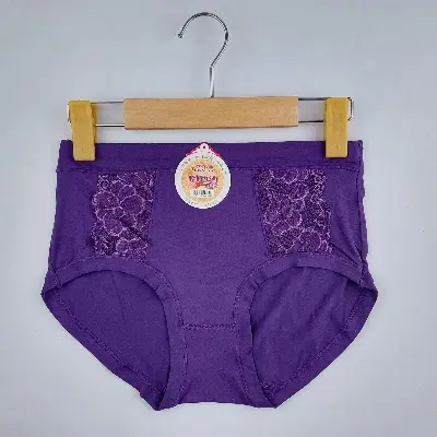 Picture of 3 Pieces 3 Color Loxicave Imported Premium Panty Stylish panty cotton panty comfortable panty flower print panty BAPA02 - Multicolor